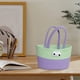 thumbnail image 5 of Desktop Woven Storage Basket | Cotton Thread Organizer | Handle | Breathable | Red Green Purple | 30x10x17cm | Sturdy | Decorative | Lightweight | Multi-Purpose | Home Office, 5 of 6