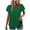 Green, variant on BLVB Women's Short Sleeve Tunic Tops Scoop Neck Summer T Shirt for Leggings Dressy Casual Loose Boho Vacation Blouse