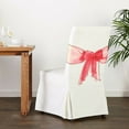 thumbnail image 4 of LA Linen Sheer Organza Chair Bow (Set of 10), 4 of 7