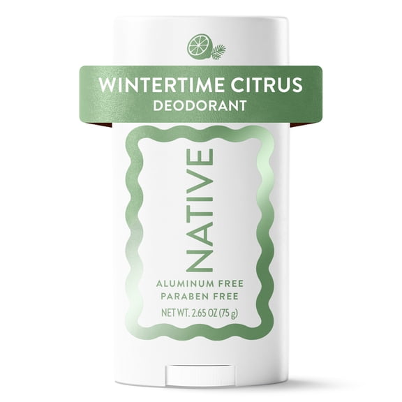 Native Aluminum Free Deodorant, Wintertime Citrus, 2.65 oz, Holiday Deodorant
