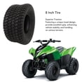 thumbnail image 3 of Mower Tires, Rubber Excellent Grip 8 Inch Tire Universal Explosion Proof 18x9.5-8  for Go Kart, 3 of 7