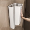 thumbnail image 4 of Panier à Linge Pliable Mural en Plastique Blanc, 4 of 8
