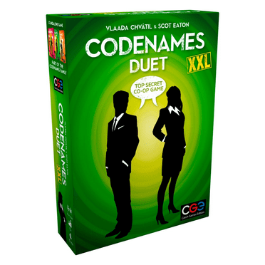 Codenames Duet XXL | CGE Board Game | Two Player Word Deduction Card Game