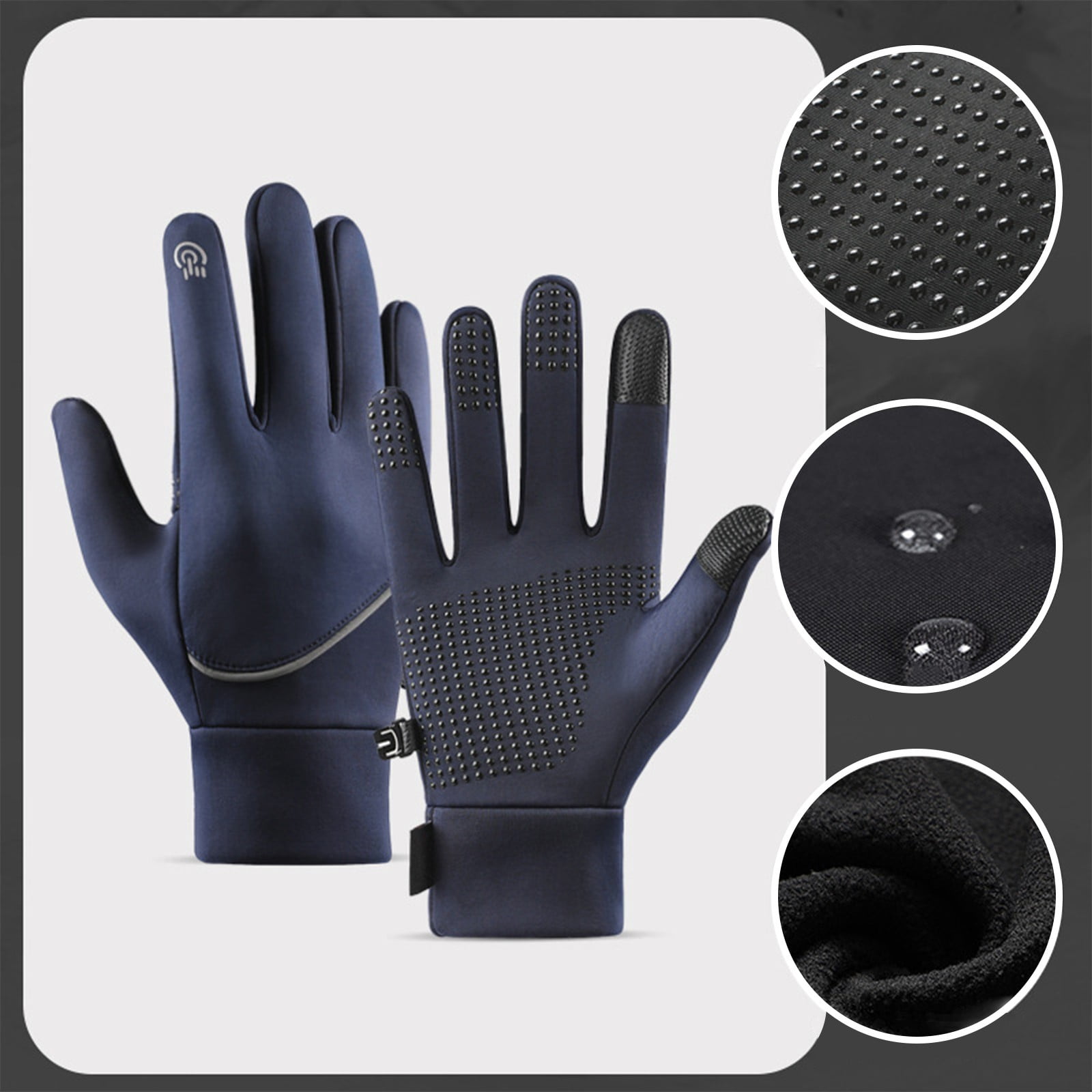 USB Rechargeable Heated Touchscreen Mittens for Winter Sports Gym Workouts Cycling Running Riding Ski and Weight Lifting