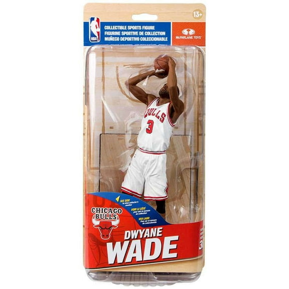 McFarlane NBA Sports Picks Series 30 Dwayne Wade Action Figure (White Uniform)