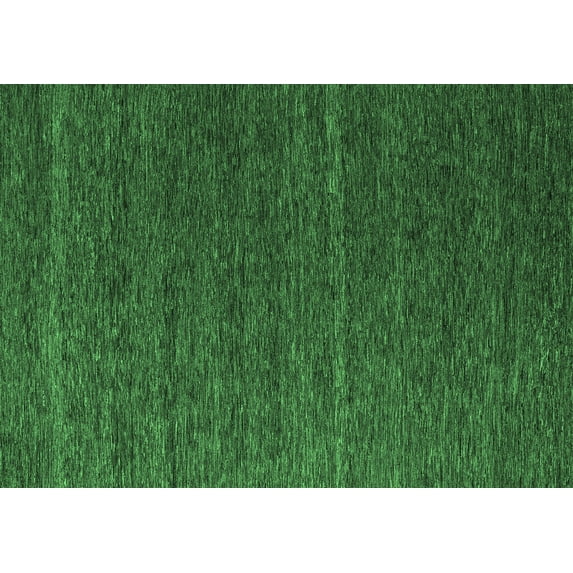 Ahgly Company Indoor Rectangle Abstract Emerald Green Modern Area Rugs, 8' x 12'