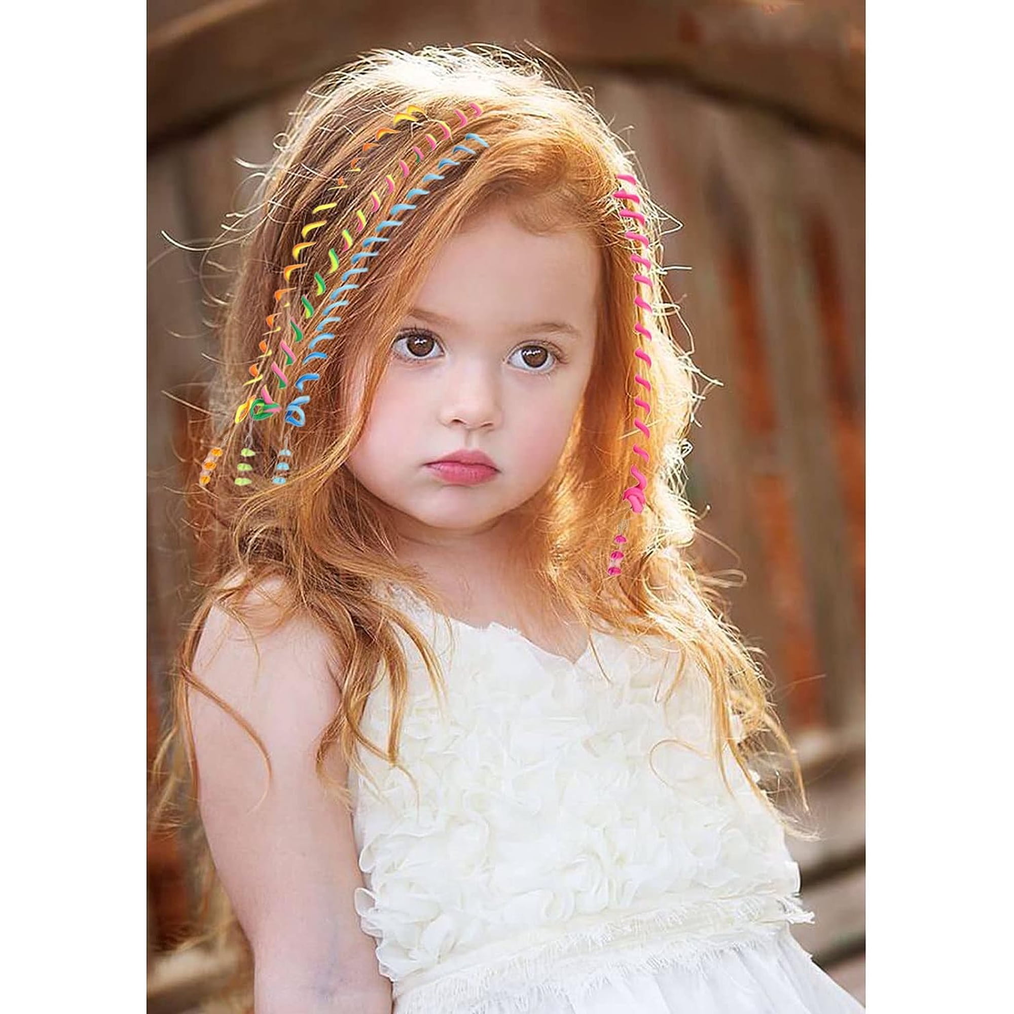 1000 Élastiques à Cheveux Blancs 1.27cm - Sans Latex - Pour Enfants Et Adultes