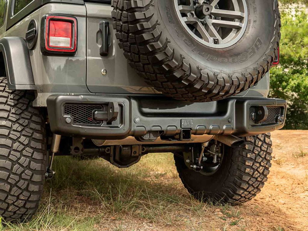 Rugged Ridge Spartacus Rear Bumper Black Fits 07-18 Jeep Wrangler JK 2/4 Door