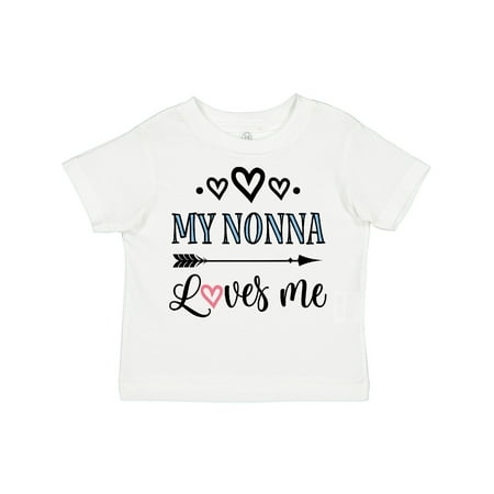 

Inktastic My Nonna Loves Me Girls Gift Toddler Toddler Girl T-Shirt