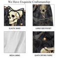 thumbnail image 4 of luoweisi Men's Beach Shorts Quick Dry Swim Trunks with Mesh Lining Skeleton S, 4 of 5