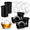 Black-2 PACK, variant on Stainless Steel Clear Ice Ball Maker 1 PACK Black