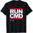 thumbnail image 1 of Run CMD - Camiseta para programadores y administradores, 1 of 2