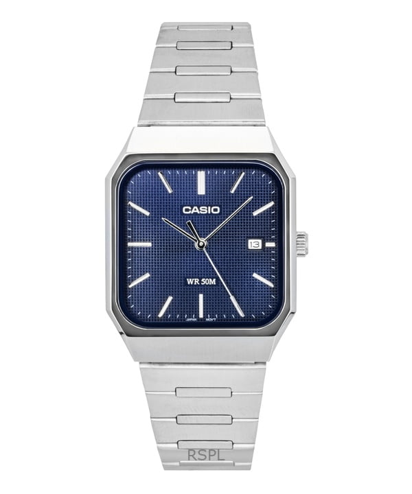Casio Men's Standard Analog Quartz Watch with Moon Phase, Black