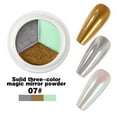thumbnail image 2 of Polvo de pigmento metálico de tres colores, superbrillante, que no se esparce, para decoración de uñas, salón de belleza, DIY, 0,6 g, 2 of 6