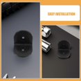 thumbnail image 4 of Adjustable Wall Brace L Bracket for Public Restrooms Black Nylon Provide Privacy 10Pcs, 4 of 4