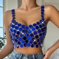 thumbnail image 7 of Vest Tops for Women Casual Chain Splicing Backless Camisole Top Camisole Vest, 7 of 7