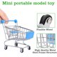 thumbnail image 5 of CNKOO - Juego de carrito de compras de juguete, mini carrito de compras, juego de carrito de compras de simulación de alimentos y comestibles, incluye 4 piezas de frutas y verduras de plástico, 5 of 6