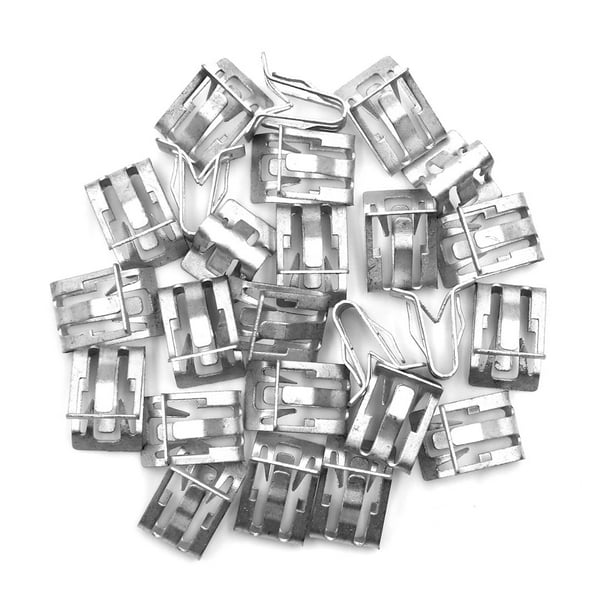 Clip de ajuste del tablero de instrumentos del tablero de instrumentos del retén del retenedor del sujetador del metal del tono de 25pcs para el coche auto
