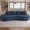 Navy, variant on Sailvan Modern Curved Sectional 3 Seat Sofa,Minimalist Half Moon Modular Couch for Living Room,Office and Apartment,Soft Chenille Fabric Beige