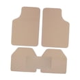 thumbnail image 2 of DYNWAVECA 5Pcs Automotive Floor Mats Auto Foot Pad Protector Easy to Install Front and Rear Mats for Automobile Truck Attachments Beige, 2 of 9