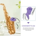thumbnail image 3 of OULII 2Pieces Musical Instrument Cleaning Cloth Artificial Deerskin Purple For Saxophone And Flute 11.8x6.6x0.04in, 3 of 8