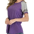 thumbnail image 3 of FUTATA Womens Athletic T-Shirts Workout Short Sleeve Shirt Biking Fishing Tops Loose Fit T-Shirt, 3 of 4