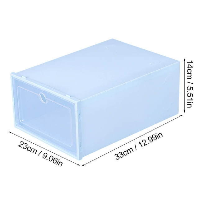 Solution de Rangement pour Textiles de Maison pour Chaussures Organisées, Pliable, Transparente, Empilable, Organisateur de Chaussures - Système de Rangement Domestique Durable