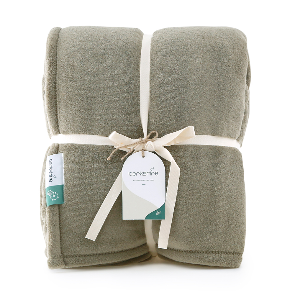 Berkshire Recycled Serasoft Blanket Full/Queen, Dry Sage