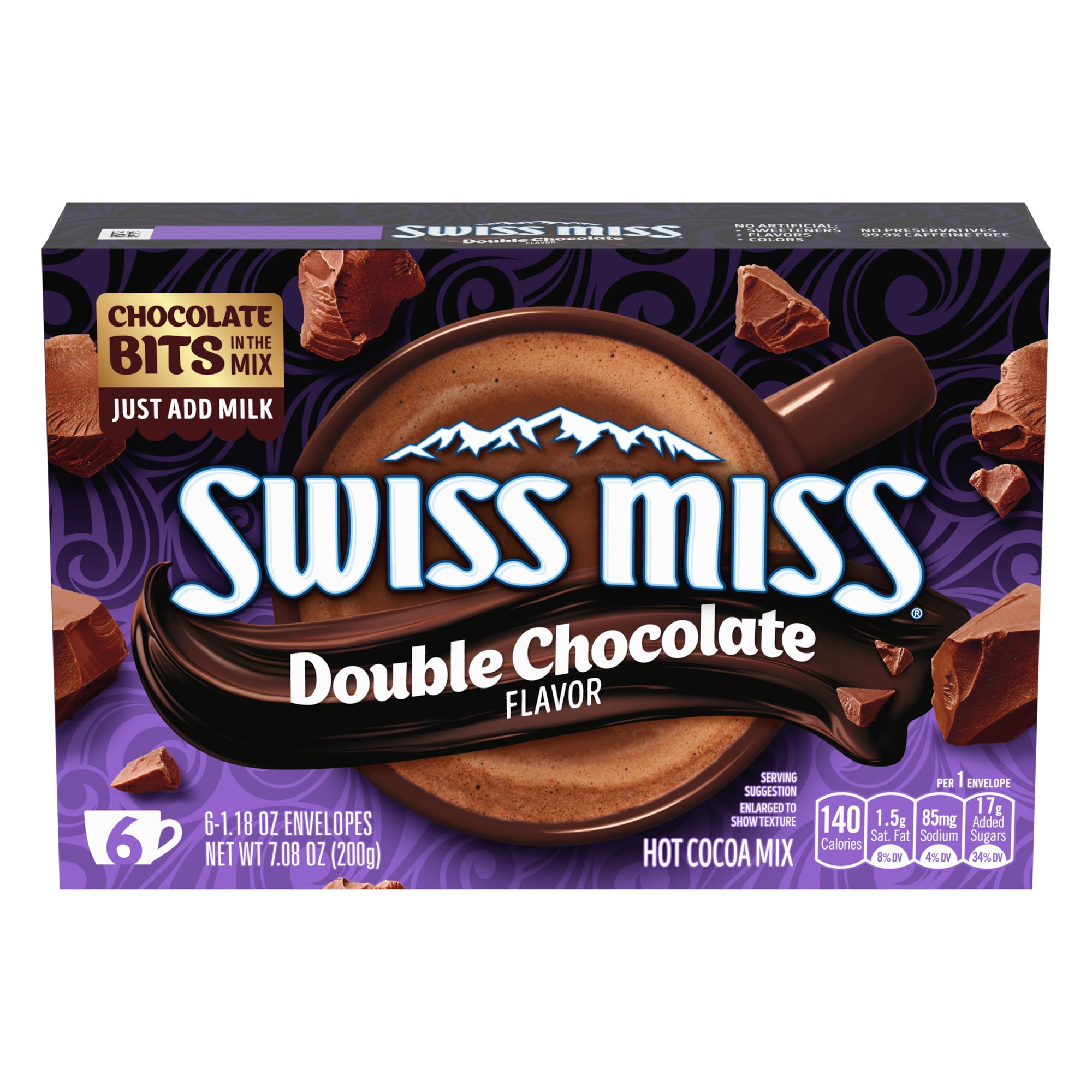 Swiss Miss Milk Chocolate Hot Cocoa Mix, 50 Packets, 69 Ounce