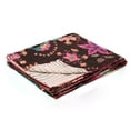 thumbnail image 2 of Taj Hotel Kantha Cotton Throw Blanket 50x70 Lightweight Patchwork India, 2 of 5