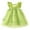 Green, variant on Toddler Girls Fly Sleeve Butterfly Tulle Ruffles Dress Dance Party Princess Dresses Clothes Girls Dresses for Wedding Birthday Pageant Celebration