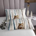 thumbnail image 3 of Erosebridal Leopard Print Coverlet Set King, Wild Cheetah Bedding Set, 3 Pieces, Microfiber, 3 of 5