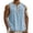 Light Blue-Tops, variant on Namayuj Mens Cotton Linen Blend Sleeveless Henley Tank Tops Button Neck Trimmed Hem Tops Lightweight Breathable Casual Summer Beach Wear Gray L