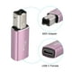 thumbnail image 4 of Adaptador USB C Hembra a Tipo-C Rosa Dorado Paquete de 3, 4 of 7