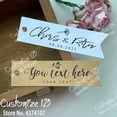 thumbnail image 2 of Etiquetas adhesivas personalizadas para decoración de boda, etiqueta de recuerdo de boda, etiqueta de papel Kraft/blanco, 2 of 4