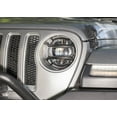 thumbnail image 2 of Rugged Ridge Protège-Phares 11230.21 Euro Guard; Style Euro; Peint; Noir; Acier; Ensemble de 2, 2 of 2