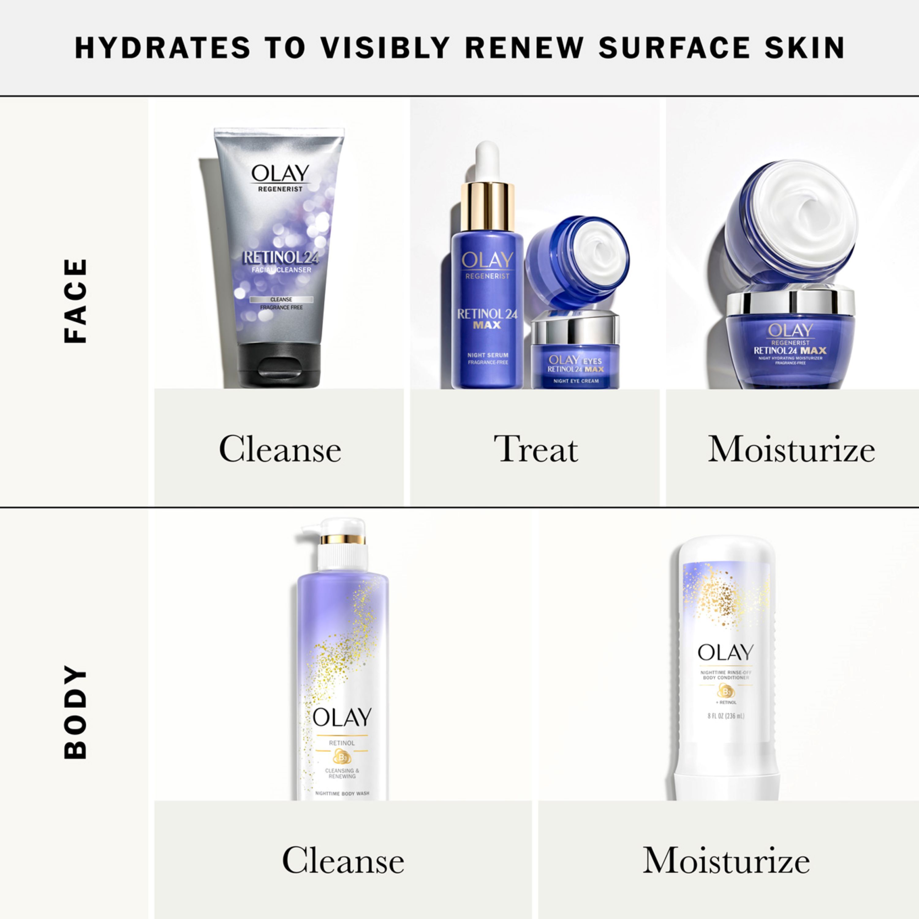 Olay Skincare Regenerist Retinol 24 MAX Night Face Moisturizer, Anti-Aging Cream, 1.7 oz Jar - image 9 of 14
