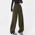 thumbnail image 1 of Pantalones deportivos de albaricoque para mujer, pantalones deportivos rectos y sueltos de otoño, pantalones de pierna ancha de marca de moda hip hop, pantalones de baile, 1 of 5