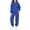 Blue, variant on BRGZLK 2 Piece Set for Boys Girls Fall Winter Solid Color Casual Sweatsuit with Pockets Zip Up Hoodie Sweatshirt and Elastic Waist Baggy Cargo Pants for Streetwear or Daily Wear Purple 6-7 Years