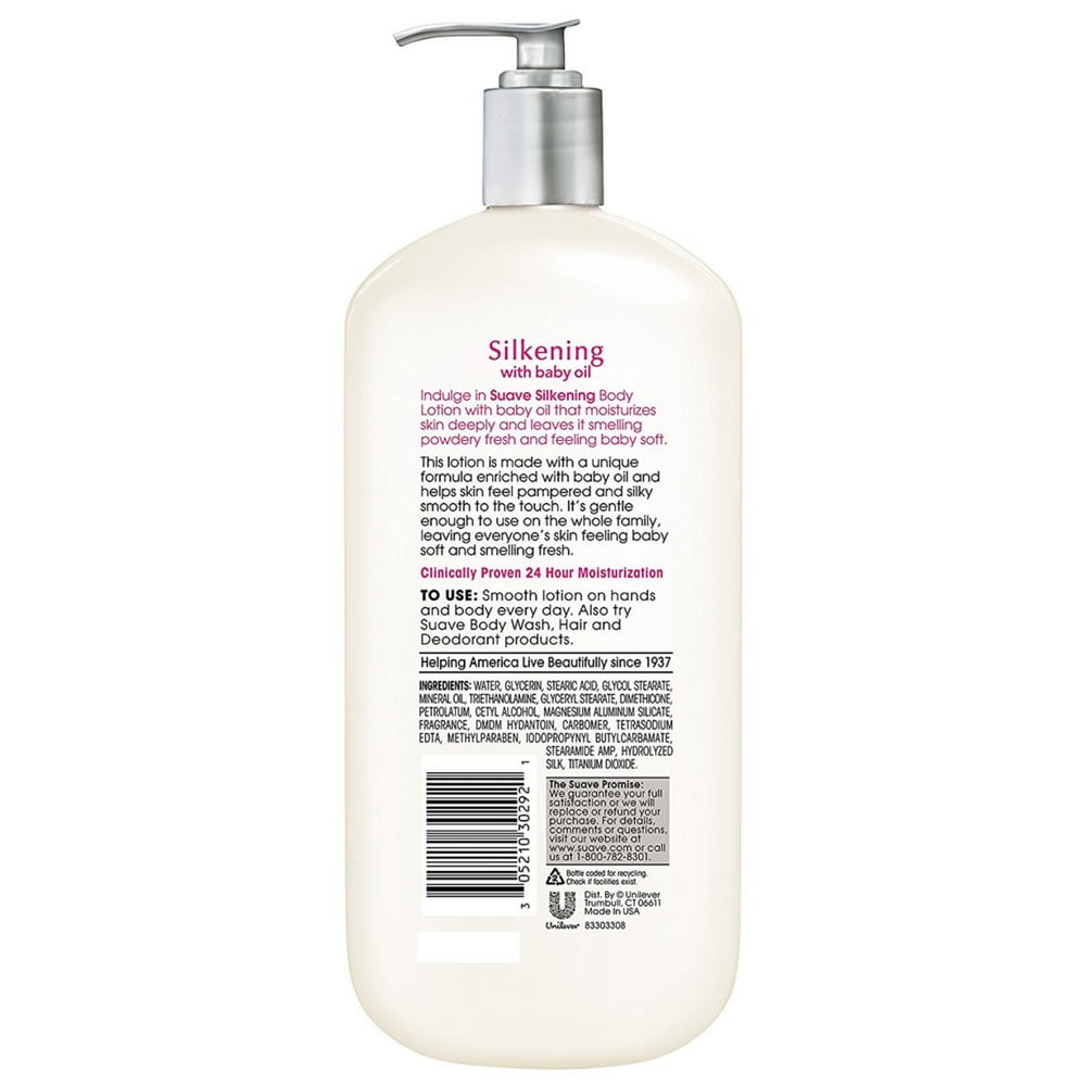 Suave Silkening Body Lotion with Baby Oil 946ml