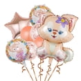 thumbnail image 4 of Juego de globos de aluminio de personajes de dibujos animados de Disney, StellaLou LinaBell, decoración de fiesta temática de cumpleaños para niña, Bola de juguete para Baby Shower, 5/8 piezas, 4 of 4