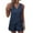 Navy, variant on Ahuyic Women Summer Clothing Set,Casual Summer Outfits,Women's Summer Casual Solid Color Sleeveless V Neck Tanks +Shorts Sets