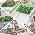 thumbnail image 6 of St. Patrick's Day Pillow Covers, Linen Long Throw Pillow Case, Spring Shamrock Plants Green Plaid Holiday Pillow Protector Decorative Cushion Cover for Living Room/Bedroom 12" x 20", 6 of 8