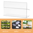 thumbnail image 3 of HONMEET 50Pcs Ticket Hanger Clips PVC Transparent For Shopping Mall Price Management, 3 of 8