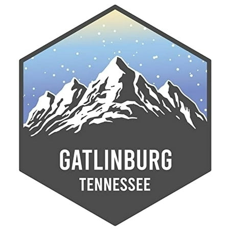 

Gatlinburg Tennessee Ski Snowboard Adventures Souvenir 4 Inch Fridge Magnet Mountain Design