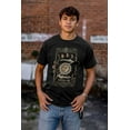 thumbnail image 5 of Celestial Tarot Card Spaced Out Men's Graphic T Shirt Tees Brisco Brands S, 5 of 6