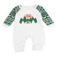thumbnail image 2 of Family Matching Clothes Christmas Sleepwear  Tree Print Tops Trousers Baby Romper Pajamas Set, 2 of 6