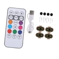 thumbnail image 4 of 4 luces estroboscópicas LED de emergencia IP65, resistentes al agua, carga USB, 8 colores Negro, 4 of 9