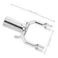 thumbnail image 2 of OUNONA Fruit Tree Support Fork, Silver Metal, for Garden Use, 10Pcs, 2 of 8