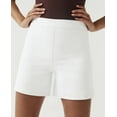 thumbnail image 2 of SPANX On-The-Go 6" Shorts White Large, 2 of 3